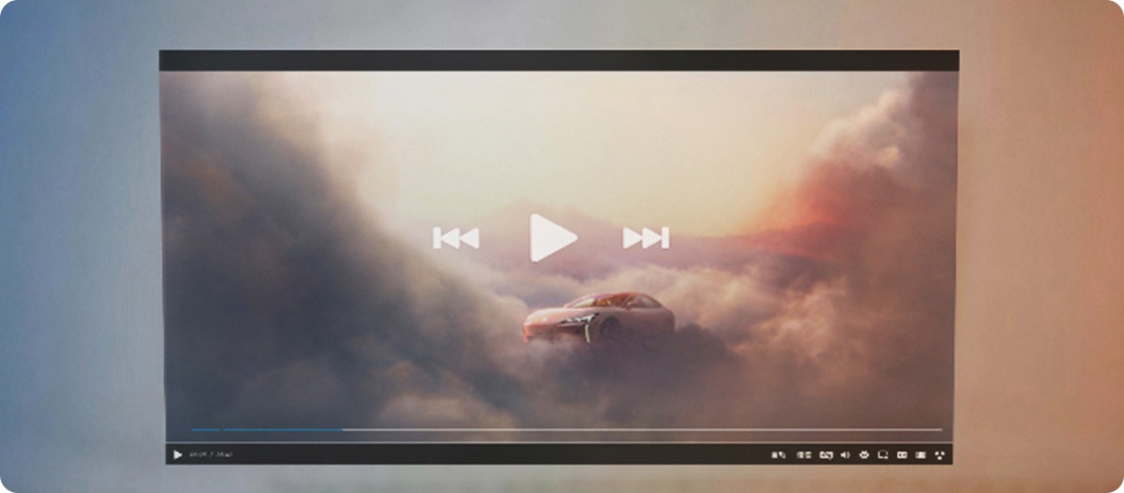 Cine en casa inmersivo
Pantalla táctil HD de 15,6" y AR-HUD HD de 68"